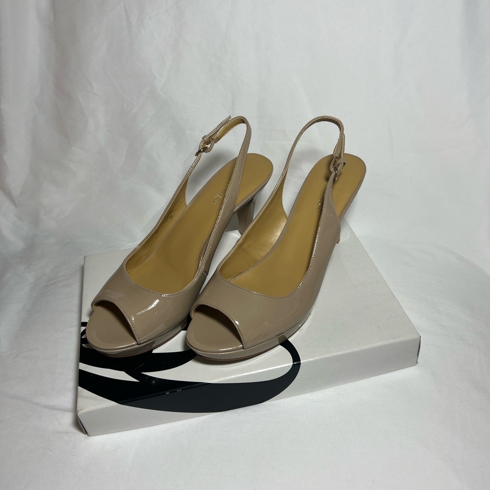 Like-New, Nine West Pumps, Beige, High Heels, Size: 8